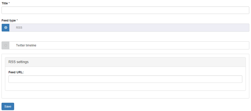 create rss feed