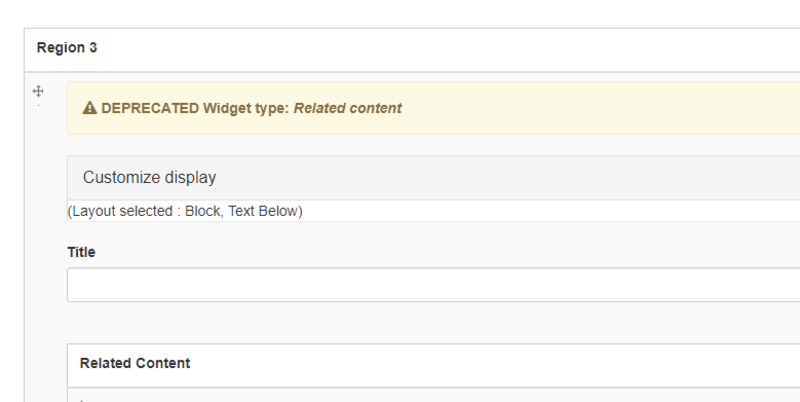 deprecated widget example