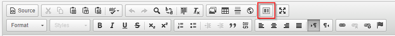 WYSIWYG Layouts button