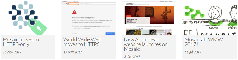 Grid listing filtered by Article content type