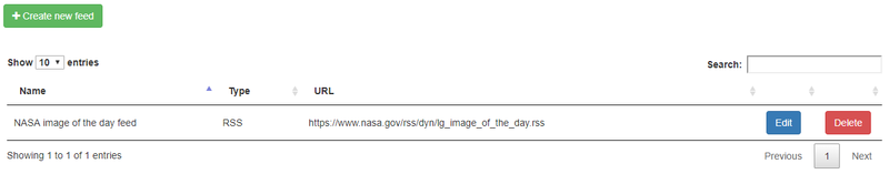 rss feed management