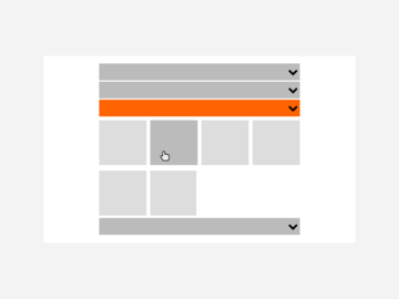 advanced accordion widget